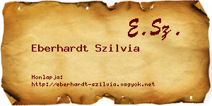 Eberhardt Szilvia névjegykártya